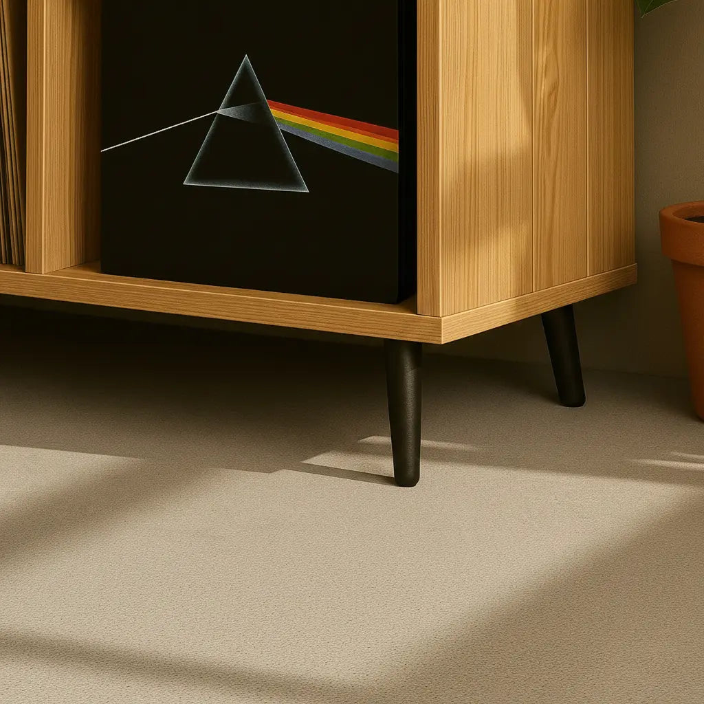 Estante de Madera Sólida de Pino para Vinilos | Woodstock