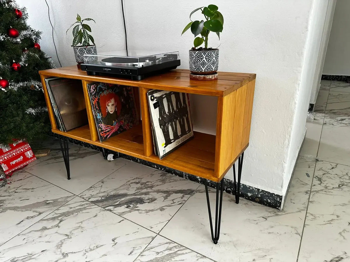 Organizador Industrial para Vinilos | Color  Oyamel | Woodstock