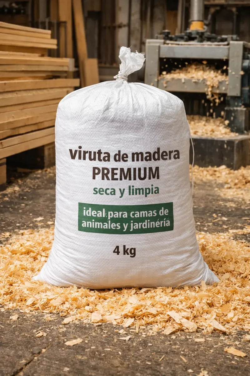 Viruta de Pino Premium | Costal 9kg | Woodstock