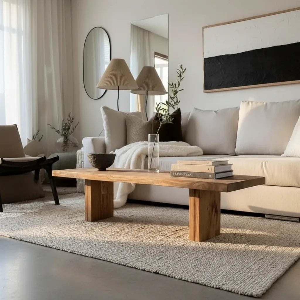 Mesa de Centro | Madera Color  Nogal | Woodstock