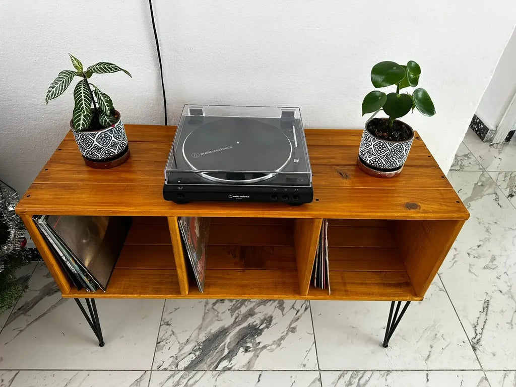 Organizador Industrial para Vinilos | Color  Oyamel | Woodstock