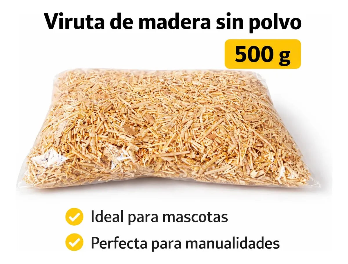 Viruta de Madera Multiusos Premium | 5 x 500g | Woodstock