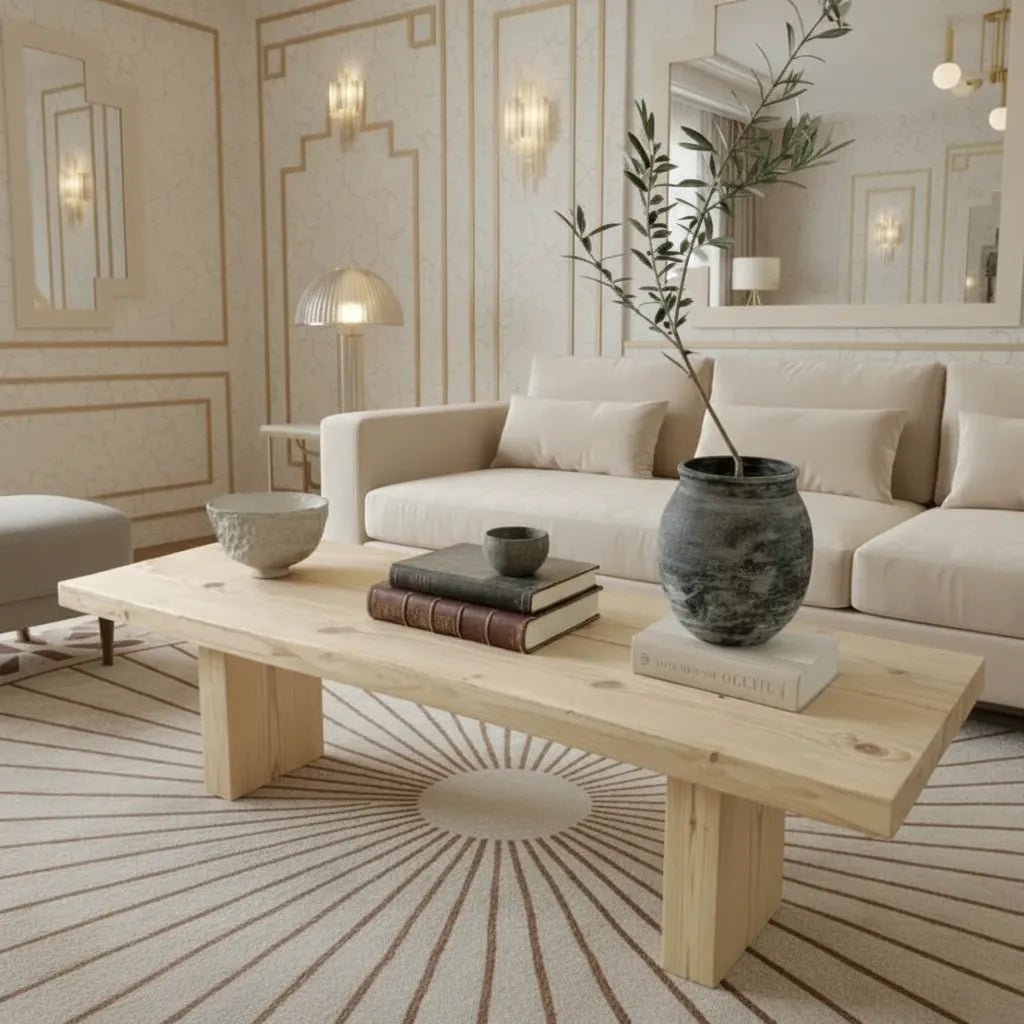 Mesa de Centro | Madera Natural | Woodstock